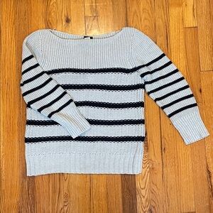 J. Crew striped cotton sweater